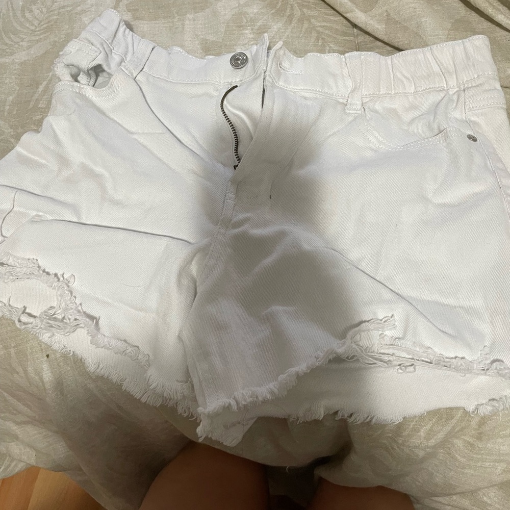 white shorts
